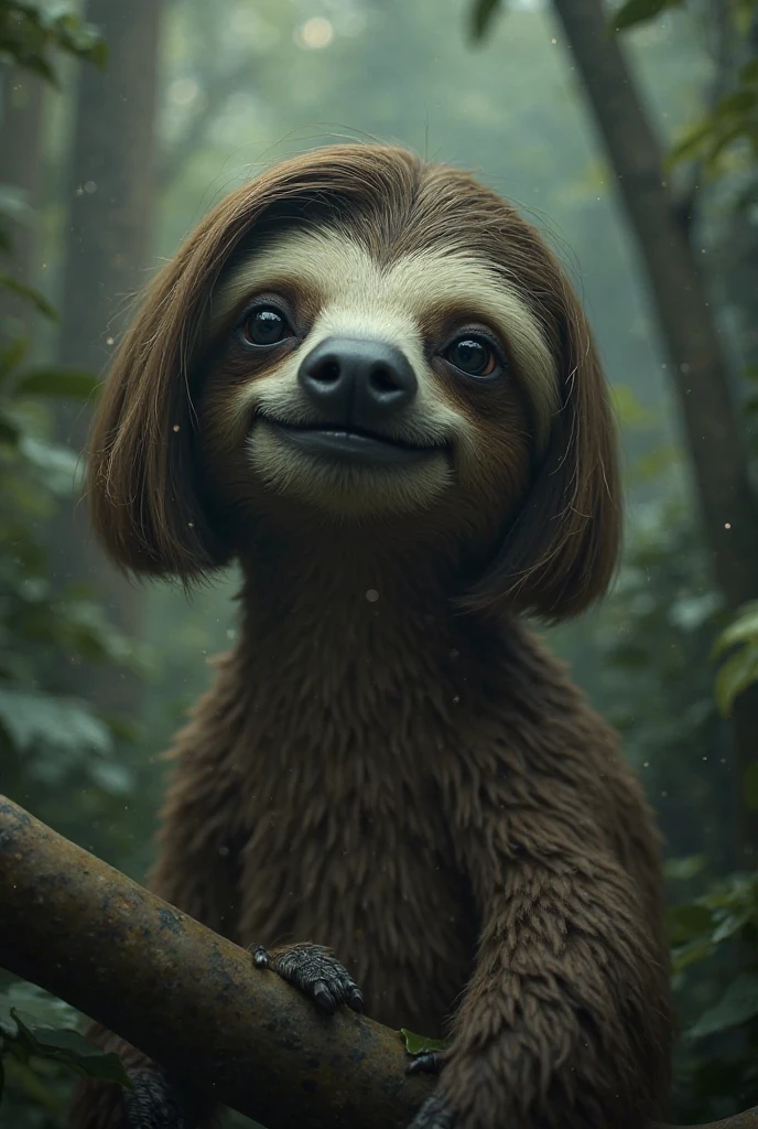 Un paresseux ( l'animal) With a bob rated X