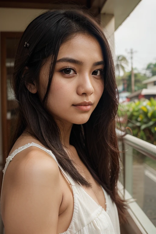 Tu peux me faire le visage d’une fille type vietnamienne tu peux cacher son regard avec un voile tu peux faire des couleurs plutôt sombre