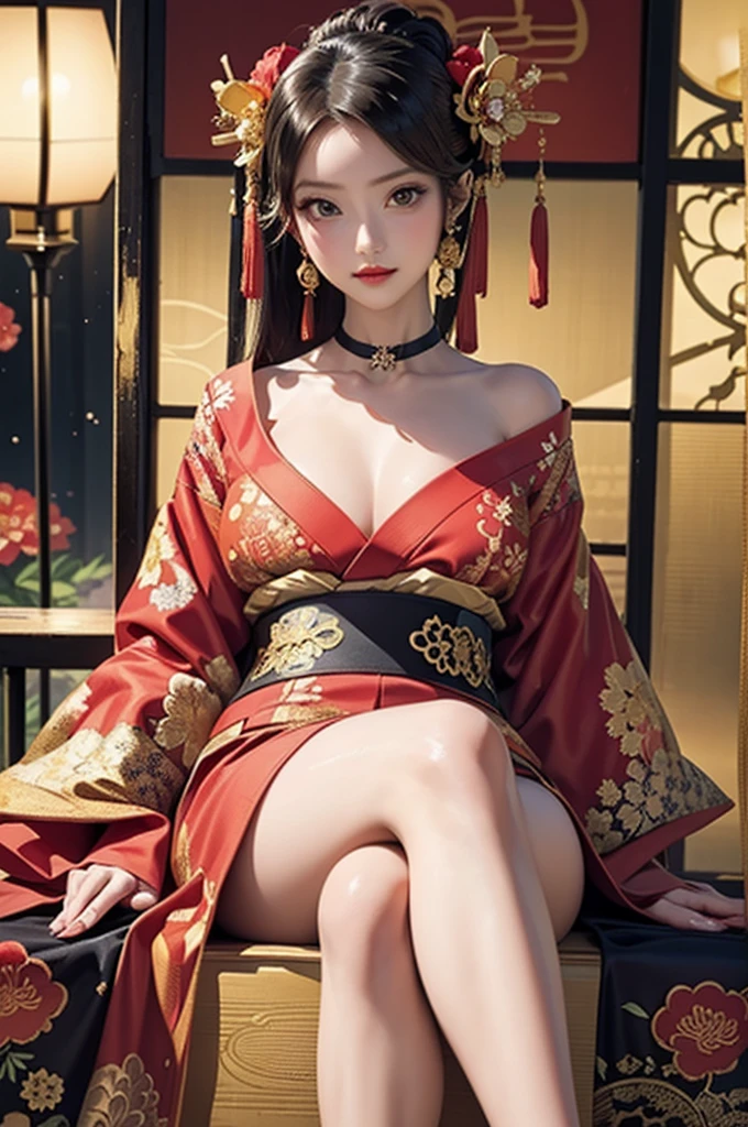 Gorgeous Empress of the Chinese court during the Qing Dynasty Gorgeous Empress of the Chinese court during the Qing Dynasty Spreading one's legs open wide with knees bent,creating the shape of the letter M (pornographic pose) with hair tied on both sides Gorgeous Empress of the Chinese court wearing a crown. The background of this kinky, erotic woman wearing a crown and her hair tied up on both sides is set in the luxurious room of an empress in the Chinese court during the Qing Dynasty.