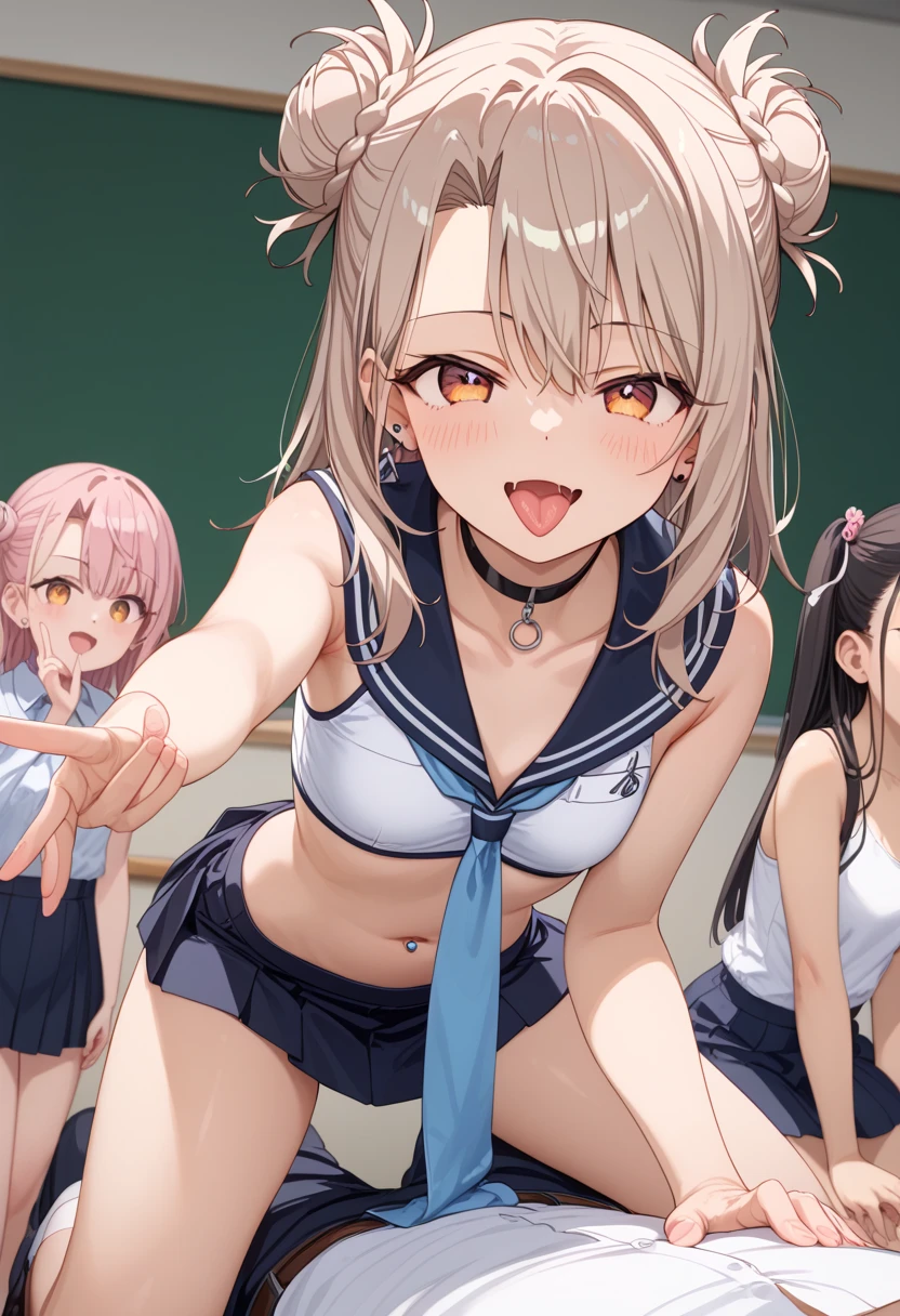 ((NSFW:1.5)),(Textured skin, Anatomically correct, Super Detail, high details, High quality, hight resolution, Best Quality, 1080p,4K),(One-person viewpoint, looking at viewer, subjective:1.4),
(Multiple girls in school gym storeroom),(women's school gym storeroom:1.3)
((Multiple girls, 10+girl with, Group photo of the girls, Group photo of the girls:2))
(Girls of different ages:1.5),((line up leaning forward:2)),(busts of all sizes:1.5),(women with various sporty hairstyles:1.5),
(inviting you to have sex),
(from directly below, from below:2),(looking down:2)
nsfw,(enraptured face:1.4),(naughty expression:1.2),(orgasm smile:1.5),seductive smile, excited smile,
(blush, face blush, blushing:1.3),
(saliva, saliva trail, drooling:1.3),(heavy breathing, steam:1.3)
(volleyball wear:1.4),
nsfw,(pull up the volleyball :1.2),
(Large quantities of sperm:1.5),((facial:1.5)), (sperm covered face:1.8),(cum on breast:1.3),(cum on hair:1.3),