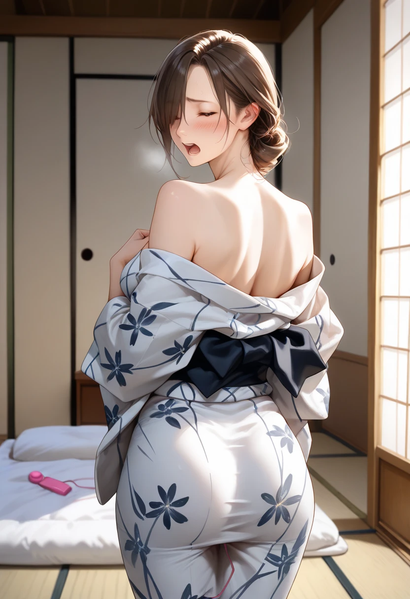 ((((((14 years old))))))、(((Aya Ueto : 1.5)))、(((A charming face)))、(((Young face)))、(((beautiful girl)))、(((A beautiful woman)))、Beautiful woman、Cute woman、((Innocent face))、((Smile))、((Ultra-detailed face))、((Detailed lips))、((Detailed eyes))、((double eyelid))、(((Beautiful Face)))、(((Beautiful, well-shaped eyes)))、(((Beautiful, well-shaped lips)))、Very Short Hair、ponytail、Pixie cut、BREAK、Completely naked、BREAK、(((Wearing a transparent yukata)))、BREAK、8 heads、(((slender)))、(((Slim body)))、(((Thin body)))、(((Slim woman)))、(((Flat Chest:1.2)))、BREAK、Photographic quality、Natural light、(フォトRealistic:1.4)、(Highest quality:1.2)、(Ultra-high resolution:1.2)、8K、RAW Photos、Realistic、High Detail、Film Grain、Detail Skin、Symmetrical、Delicate skin、Real human skin、pores、Super detailed、Detailed、(masterpiece : 1.2)、Thin face、Sharp Face、Small Face、Small face、Narrow shoulders、Small shoulders、Small shoulders幅、Slim shoulders、Narrow shoulders幅、Beautiful Japanese Woman、Beautiful Korean Woman、Slim womanモデル、Young Gravure Idol、Realistic young gravure idol、Young Sensual Gravure Idol、Young Pretty Gravure Idol、Japanese Model、Young Gravure Idol、((From the knee up))、((Showing small breasts))、(((She spreads her legs and shows her pussy)))、(((Leg spread)))、(arms behind back:1.0)
