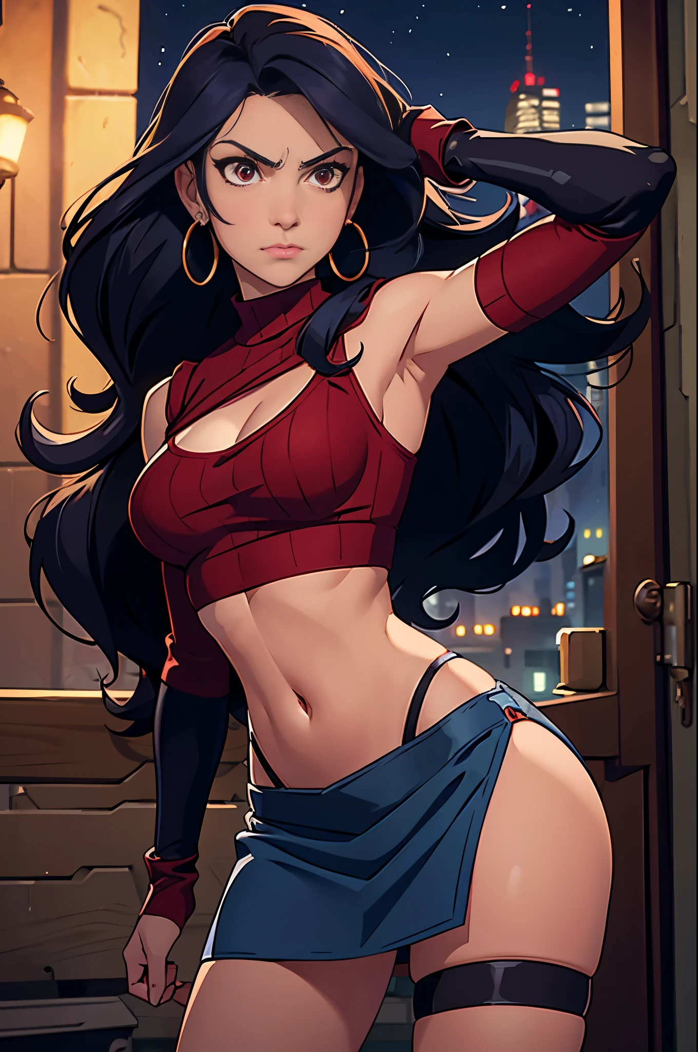 Female Goku, Sexy model, tight outfit