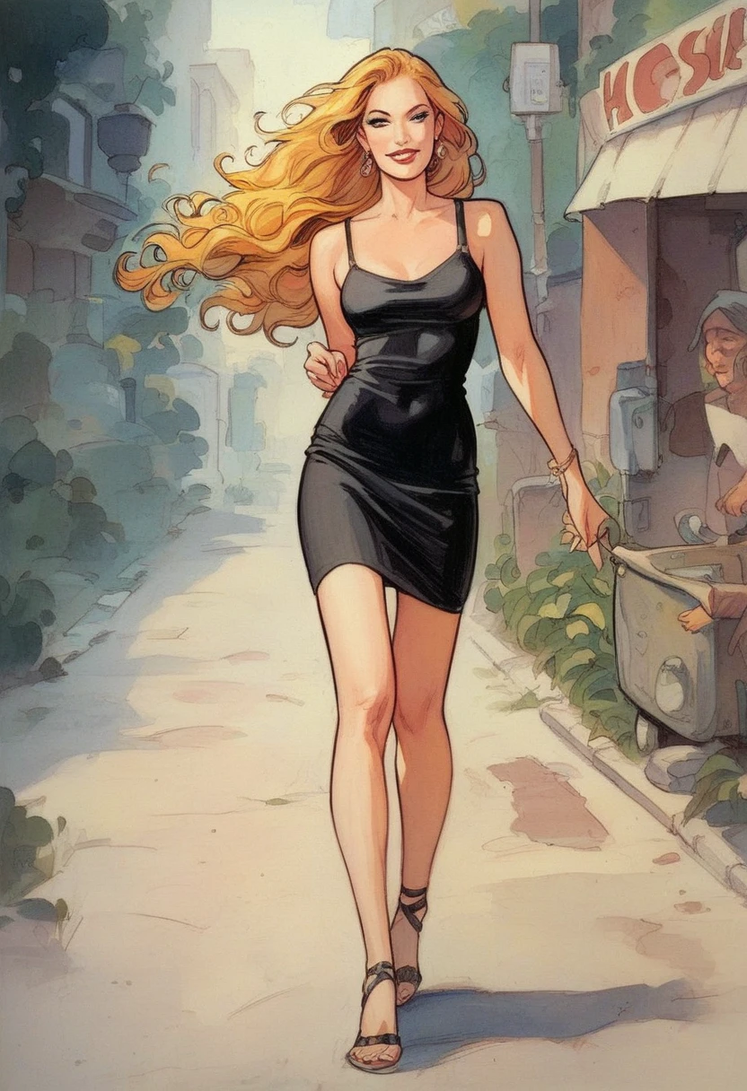 one body, one head, walking in two legs, close up, furry, no mane, withouth mane, anthro, giant female, anthro lion, lioness, lion ears, antrophomorphic, light green eyes, razor sharp teeth, muscular body, handsome, slender, lanky body, really long arms, really long legs, tall, wearing a white dress, pawpads, alone, beastars, beastars anime