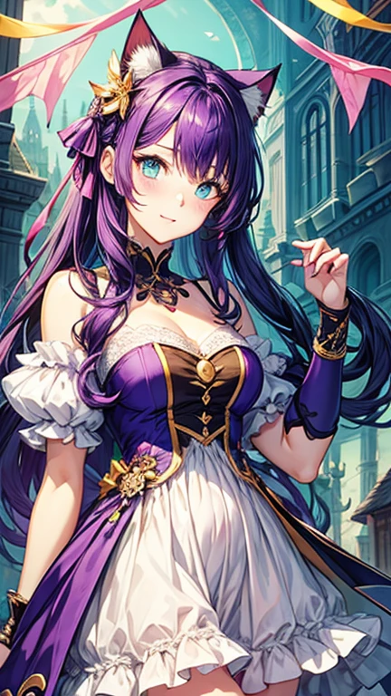 anime girl in a black corset with purple hair and blue eyes, seductive anime girl, extremely detailed artgerm, beautiful alluring anime woman, anime moe artstyle, 8k high quality detailed art, beautiful anime girl, [ 4 k digital art ]!!, black - haired mage, beautiful alluring anime teen, beautiful anime woman, ! dream artgerm