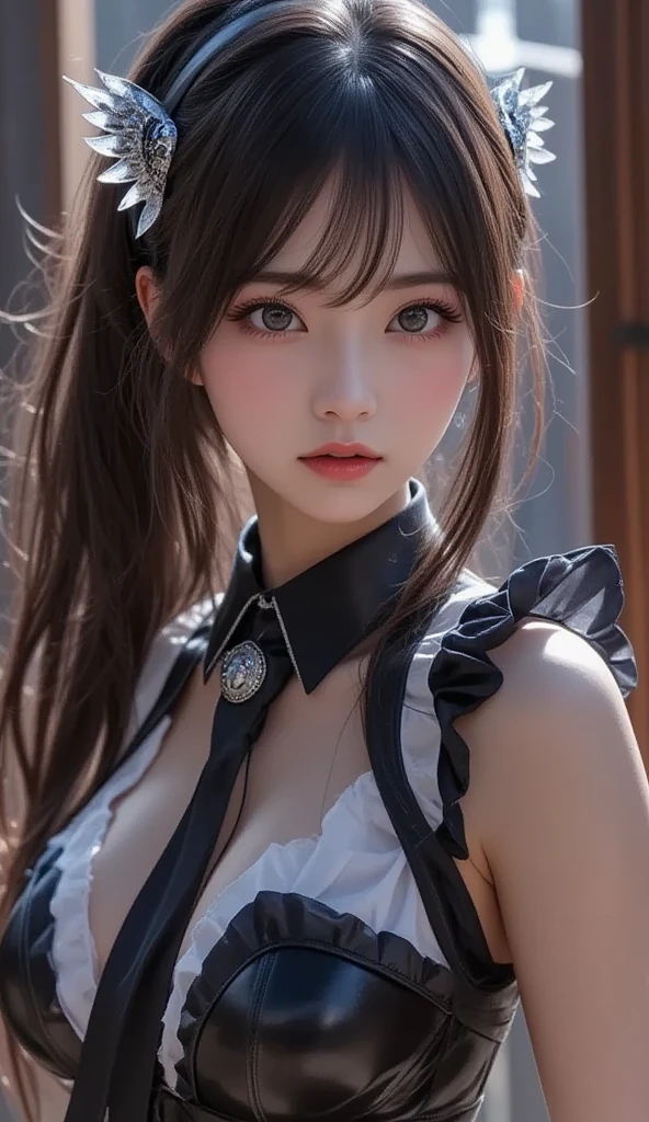 (最高qualityのディテール)、Realistic、8K Ultra HD、High resolution、(One Girl:1.2),(Fatal Beauty,Attractive beauty) ,(A supple and powerful physique),(Sensual charm),(Mysterious charm:1.1),(Captivating silhouette),The 超detailedな、高qualityのテクスチャ、Intricate details、detailed、非常にdetailedなCG、高qualityの影、detailed 美しく繊細な顔、detailed 美しく繊細な目、Written boundary depth、Ray Tracing、20th generation、Cute K-Pop Girls、(The Face of Ulzan in Korea)、Thin face、(Urzan-6500-v1.1:0.6)、PurerosFace_v1、Glowing Eyes、Perfect body、 Viewer Display、(最高qualityのディテール:1.2)、Realistic、8K Ultra HD、High resolution、Woman close up, realistic girl rendering, 8k artistic german bokeh, Enchanting girl, Real Girls, Gurwitz, Gurwitz-style artwork, Girl Roleplay, Realistic 3D style, cgstation Popular Topics,, 8K Portrait Rendering,(truth,truth:1.4),(Sparkling eyes girl:1.2)、The 超detailedな、高qualityのテクスチャ、Intricate details、detailed、非常にdetailedなCG、高qualityの影、detailed 美しく繊細な顔、detailed 美しく繊細な目、Written boundary depth、Ray Tracing、20th generation、Cute K-Pop Girls、(The Face of Ulzan in Korea)、Thin face、(Urzan-6500-v1.1:0.6)、cheek、Glossy Lips、、High resolution, Best image quality, 最高quality, Realistic, 超detailedな, Photo Real, 4K 8K Ultra HD Full Color RAW Photos, Fujifilm(Medium format), Hasselblad, Carl Zeiss, Incredible dynamic range photography(utility_art:Smooth-768:1.1),High resolution, High pixel count, 明確なdetailed, Clear images, Natural color reproduction, Noise Reduction, High fidelity, quality, Software Improvements, Upscaling, Optimized Algorithms, Professional-level retouching,
1. Oversized coat:
The coat is、Choose an oversized design that covers from shoulders to knees.。Color is classic navy or black、or warm khaki or beige, wait.、Choose colors that match the season。
2. Knitted sweater or turtleneck:
To protect yourself from the cold、Knitted sweater or turtleneckを選択してください。Match the texture and color of the knit to the coat.。
3. Wide leg pants:
For pants, Choose a wide-leg design、Combines ease of movement and style。Denim in dark tones or black trousers will look good.。
4. Knee-high boots:
What is included in an oversized coat、足首からふくらはぎまでカバーするKnee-high bootsとの組み合わせ。Boots are black or dark brown and chic.、Gives a stylish impression。
5. accessories:
シンプルなゴールドまたはシルバーのaccessoriesを選択してください、Add elegance to your outfit。for example、Long necklaces and large earrings are recommended.。
6. Handbags:
Handbags、Choose a color that matches the tone of your outfit.。Shoulder bags and tote bags are convenient and stylish。
7. Compensateと髪型:
Compensate, Choose natural colors that flatter your skin。Wavy Hair、By creating loose curls、Appeal to softness。