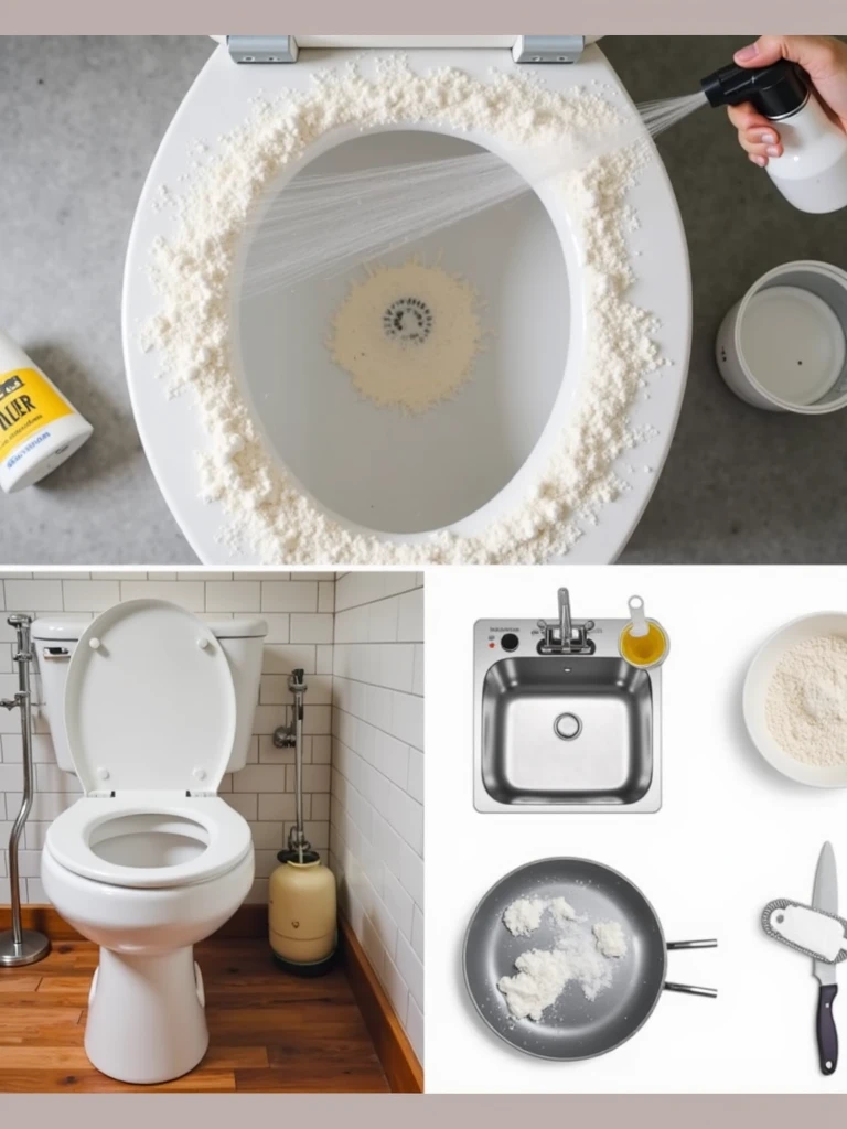 Poop in the toilet