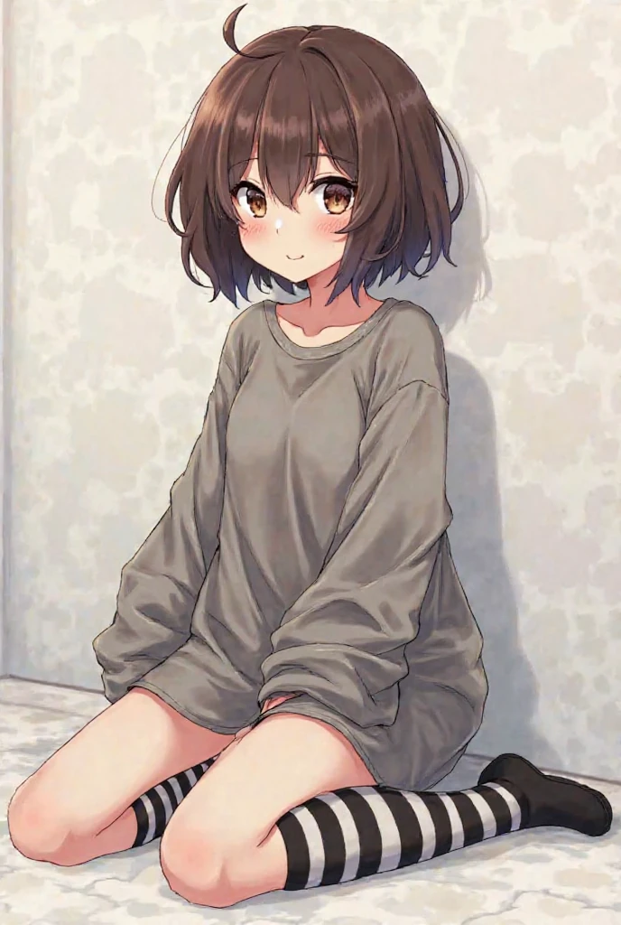 (((masterpiece, best quality, ultra highres, 1 girl, solo, no background))), super detailed skin and face and eyes and finger, beautiful japanese woman, small breasts:1.5, skinny, light brown hair, white background, very short curly pixie hair, (an illustration of girl), Knee shot, Generate with illustrations, Various expressions, Various poses, Please draw the entire character within the frame, ensuring that the head, arms, and legs are not cut off. The background should be simple, with the character positioned centrally, outline, anime, hoodie, laugh, boyish,