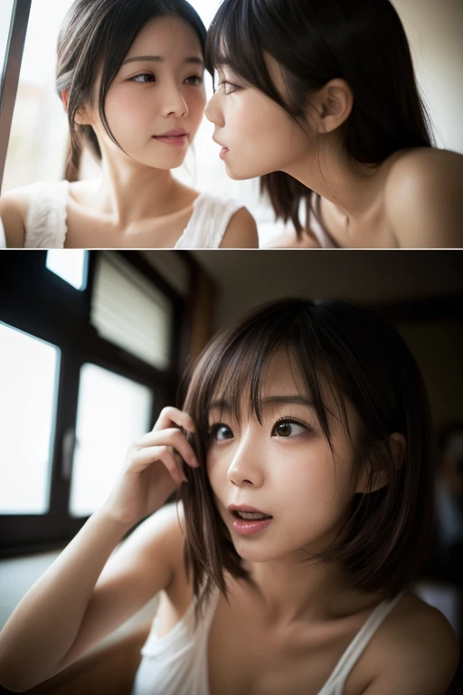 8K、particle、Ultra high definition、photorealistic、beautiful、 (freckles、mole:0.2)、skin stains、acne、skin stains、Stains、lanugo、acne、Blood spots、impurities、 anatomically accurate、Close-up、What would happen if a 16-year-old girl met a clone of herself??story: talk to clone、By discussing similarities and differences with yourself.、.、.、.、.、.、、This is your chance to deepen your self-understanding.......。The clones will try to love each other and treat each other as friends.: accept clones as friends、we have common hobbies and interesting things、I enjoy building new relationships。 think about life choices: After the encounter with the clone、You may be reconsidering your own life direction and goals.。Clone may suggest your own possibilities and options.。 conduct research and research: Exploring the existence of clones from the perspective of、Gain a deeper understanding of its ethical and biological properties。。.。.。In the future, May be actively involved in the development of cloning technology and ethical issues.。 Cloning support: Pure、Pure、Pure、Pure、Also、It could also provide clones with the support and guidance they need to live as themselves.。.。.。.。..。.。discuss how to live together、It is important to pursue mutual happiness、The important thing is、How can I connect this encounter to my own growth and deepening of my life?????..。