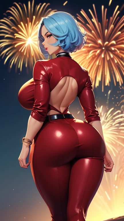 (((A comic style, cartoon art))). Jubilee is wearing her signature outfit. Asian girl, Bimbo supermodel (((wearing blue tight mini jeans shorts))), short black hair, brown eyes, filled cheeks (big implant filled lips), ((wearing yellow overcoat)) and blue tight mini jeans shorts, (ballet high heels), huge pink sunglasses, showing off her enormous implants in dynamic sexy supermodel and heroic pose. fire blasts of concentrated plasma energy from your hands ((Hot Body, athletic body, thin waist, narrow waist, huge massive, high profile breast implant, silicon fake breast, sexy, huge breasts, enormous breasts, huge hips, silicon buttock implant, silicon fake ass, fakebutt, huge ass, Camel Toes)), which appears to be pulsing with power. ((abstract cinematic comic fireworks background)) , vivid colors, detailed, detailed face, bimbo face.