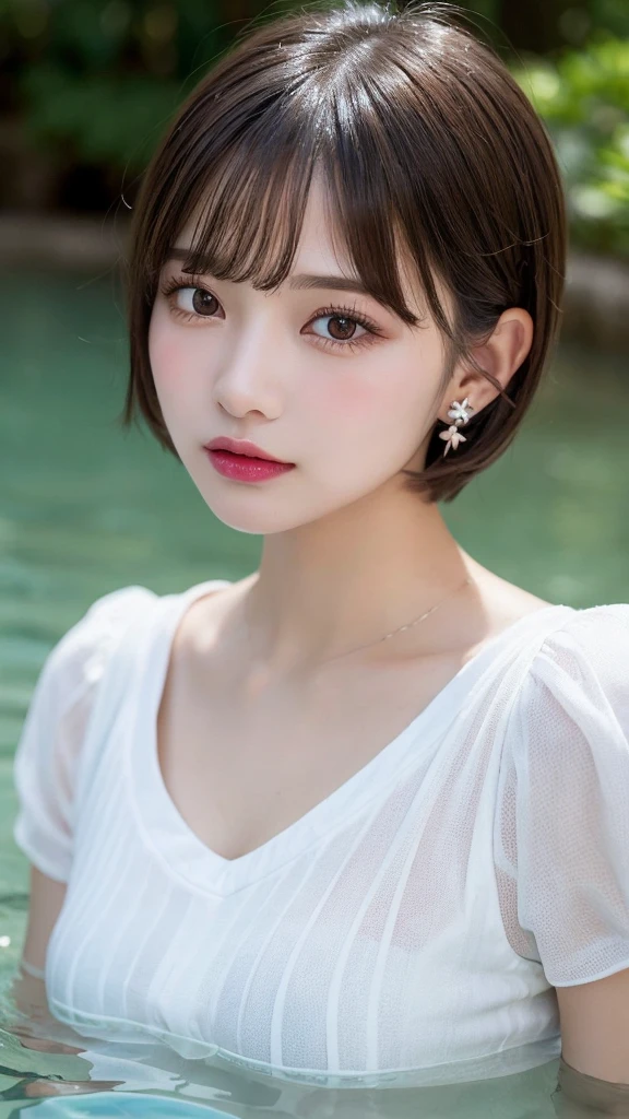 (((With your back to the camera、Exposing your buttocks、、、、)))、(((NSFW))),(2 girls), (Perfect hands:1.2), (Perfect Anatomy:1.2), (highest quality:1.3), (masterpiece:1.3), (Very detailed:0.8), 18-year-old, Perfect Face, Cute and symmetrical face, Baby Face, Pink Lips, (:1.1), High resolution, 8k, Happy, (toru asakura: 1.3), (Beautiful Face: 1.1), beautiful girl, cute, beautiful detailed 顔, blue eyes, detailed 目s, Sparkling eyes, Attractive eye reflection, Sparkling eyes, Pupil depth and three-dimensional effect, Light of the sun, Small breasts、Detailed skin, Shiny skin, (Wolf Cut)Beach、Earrings, necklace, Earrings, accessories, Small Head