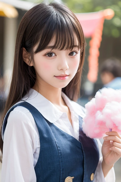 Woman Standing On The Side Of The Street、Young Asian Woman、a photography of a beautiful woman、Japan Person Model、beautiful young woman with、60mm portrait、Color photo portrait 4k、Soft portrait shots 8k、17 year old girl、Happy smile、(8K、Raw photography、top-quality、masterpiece:1.2)、(realisitic、Photorealsitic:1.37)、ultra-detailliert、
1 girl in、cute little、独奏、Beautiful detailed sky、Detailed Cafe、natta、Standing、date、(blush of the nose)、(A smile:1.1)、(Mouth closed)、tiny chest、seducting smile、Night amusement park、merry-go-round、profetional lighting、Sony A7R4、Zessie 50mm f1.8、
medium breasts、Beautiful Detail Eye、(shirt with collar:1.1)、a bow tie、a miniskirt、(short-hair:1.2)、Floating hair、Happy smile、Happy smile、17 year old girl