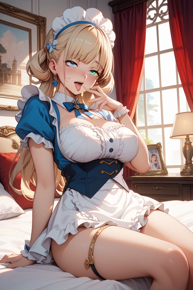 anime, style image of a woman in a crop top bikini,(white crop top:1.4),(dark blue micro skirt:1.3), undersized clothes, 1girl,barbara \(genshin impact\),smilechoker,sailor hat,hat flower,blue eyes,blonde hair,twintails,detached sleeves,bare shoulders,thigh strap, blue eyes, underboob, sideboob,revealing clothes, (big breast:1.4), pigtails, hat, ai's pose, 1girl, solo, smile, open mouth, one eye closed, pointing, microphone, (masterpiece, best quality:1), normal eye,(on a stage with stage lights focusing on the character:1.4),huge screen in the background,(masterpiece, best quality:1.4),high quality, highly detailed,detailed,perfect,(Highres), (Detailed Illustration), Ultra-Detailed, Ambient Light, Realistic Shadows, Detailed Face, (Detailed Hair:1.2), Reflections, Detailed Face, (Detailed Hair:1.2), (Hyper-Detailed Eyes:1.4), (Detailed Eyes:1.6),higly detailed,masterpiece,depth of field, masterpiece, best quality, 4k, distinct image, Amazing, hyper detailed, extremely detailed cg, illustration, dramatic lighting, light source contrast, best illumination, high resolution,realistic, (ultra detailed),masterpiece, best quality,nsfw,erotic,sexy,(on a dining room in a house:1.4),indoors,house interior,dining room,table,chair,(masterpiece, best quality:1.4),high quality, highly detailed,detailed,perfect,(Highres), (Detailed Illustration), Ultra-Detailed, Ambient Light, Realistic Shadows, Detailed Face, (Detailed Hair:1.2), Reflections, Detailed Face, (Detailed Hair:1.2), (Hyper-Detailed Eyes:1.4), (Detailed Eyes:1.6), (sharp focus:1.2), photo, attractive young woman, (beautiful face:1.1), detailed eyes, luscious lips, (bold red lip colour:0.85), (slim body:1.2), (long hair:1.2), in a (botanical garden:1.2). (moody lighting:1.2), depth of field, bokeh, 4K, HDR. by (James C. Christensen:1.2|Jeremy Lipking:1.1,((gigantic breast ,small areolae)), (slender waist, athletic body), (soft ),(on back, touching ceiling), (giantess, GTScramped) BREAK (((gigantic breasts))),