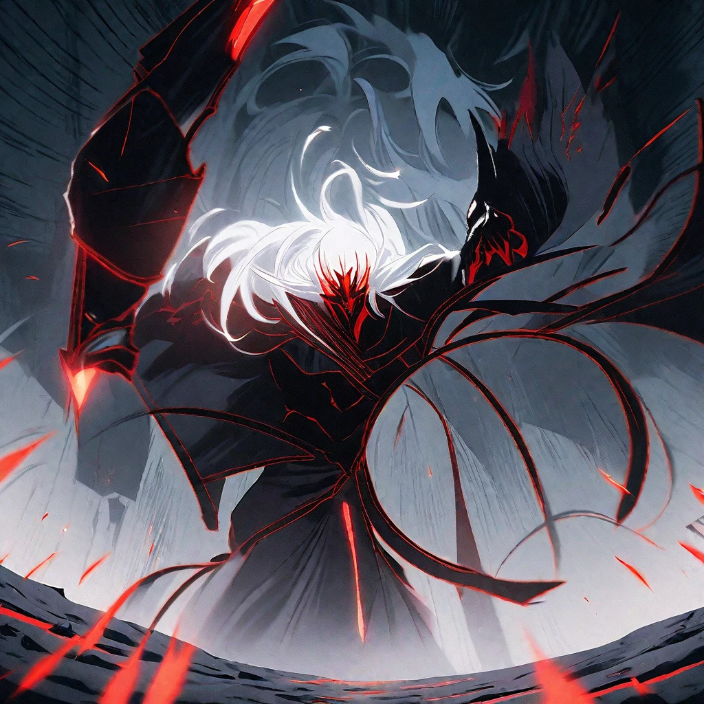 Clown, whole body,fight, Use magic, super high quality, Dark and red theme