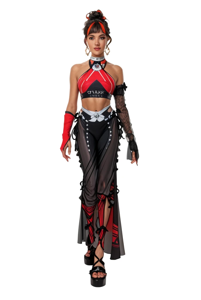 (((mulher))), (((melhor qualidade))), (((obra prima))), (((adulto))), ((( Vision from the waist up ))), Uma mulher gladiadora loira, of 30 years with athletic body, arabic , capuz, Half-moon symbols and gold stars on clothing, Arabic symbols, muitas joias, (((sozinho))), (((1girl))) , Gladiadores do Brooklyn, quase nua no estilo selvagem urbano de Simon Bisley para a capa da revista Heavy Metal, cabelos moicanos, pose sensual, tiny leather panties, , Minimum clothing, black and red arabesque pattern, armadura, cheio de pontas e estrelas, (((da cintura pra cima))), mohawk hair with small braids, explosion of colors, Wowdk
