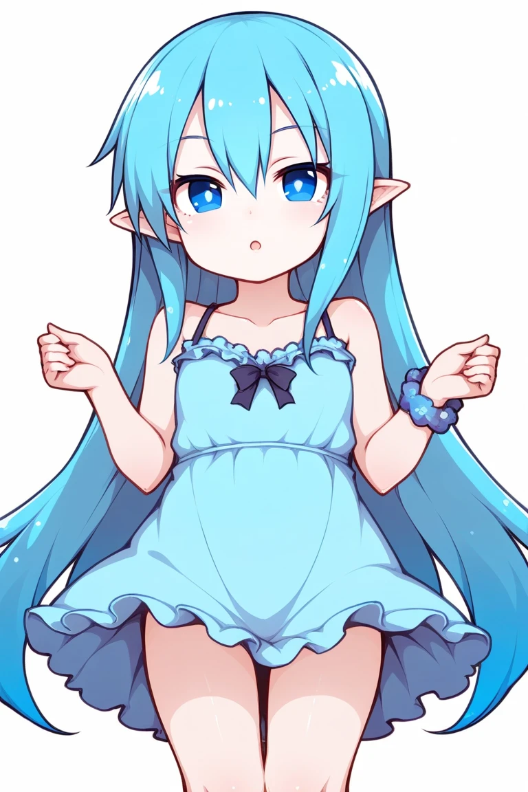 Super ultra happy cute , with wolf ears and blue hair, wolf tail, nude, naked, , small breasts, looking at veiwer, full body, viewed from below, sneakers, out in nature, sex, reverse cowgirl, vaginal sex, man, size difference