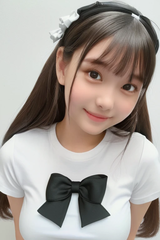 ollarbone,pastel colors t-shirt,off-shoulder look,bare shoulder,midriff peek,string panties,open mouth,tongue out,cum on tongue,stand,slouch,flont view,cowboy shot,Selfie,eye-level shot,(1girl,Beautiful 14 year old girl),((Slender,Small breasts,Small face,)),looking at viewer,Black Hair,bangs,one side up,Beautiful and detailed,Mischievous smile,Dimly lit room,Simple Background,Black background,Low lighting
