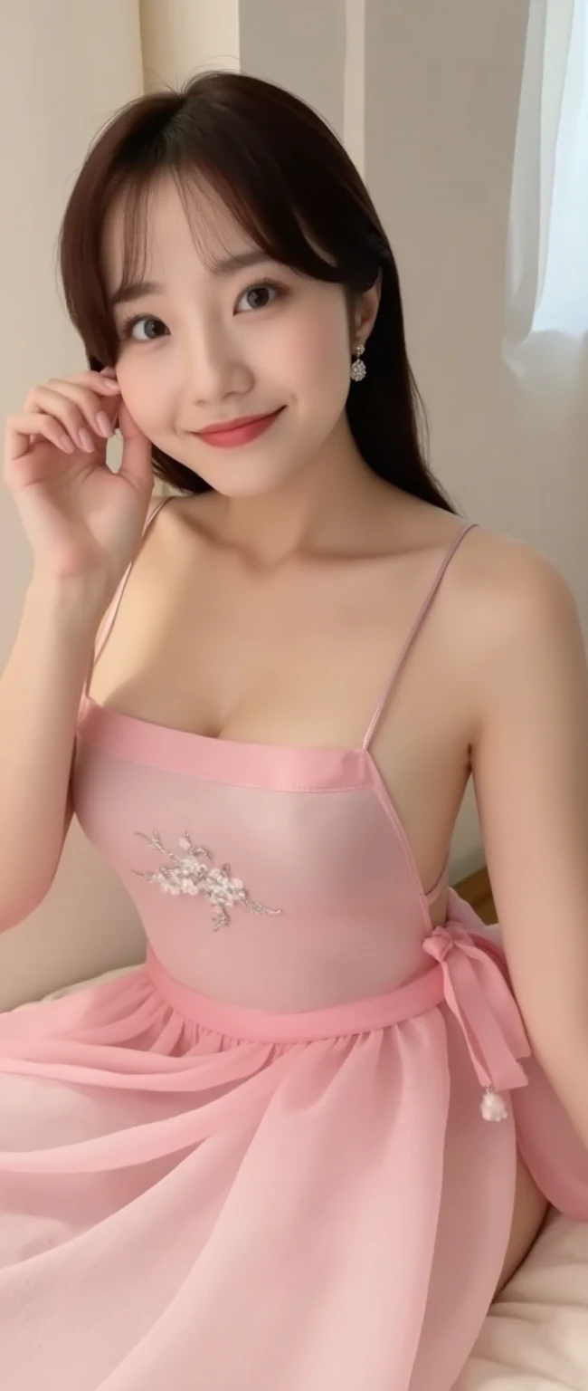(Best quality,4K,8K,A high resolution,Masterpiece:1.2),Ultra-detailed,(Realistic,Photorealistic,photo-realistic:1.37),Delicate depiction of floral motifs on traditional Chinese gauze dresses, Dynamically capture Tai Chi elements, Flowing fabric, vivid vivid colors, Pastel tones, Soft and dreamy lighting, Focus on exquisite craftsmanship, Dynamic movements, Detailed rendering of intricate floral embroidery, Elegant and elegant gesture, Porcelain-like skin, small breasts, long pink twintails, soft blue eyes, Subtle and flawless makeup, Surreal wallpapers