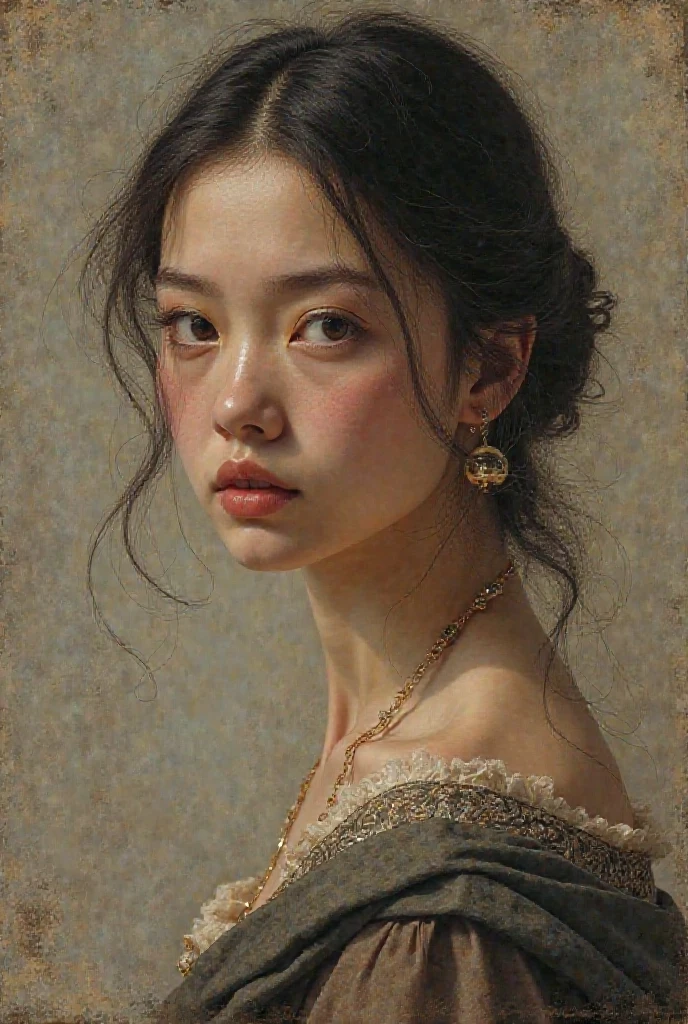 The feeling of a classic masterpiece. 고화질. Portrait