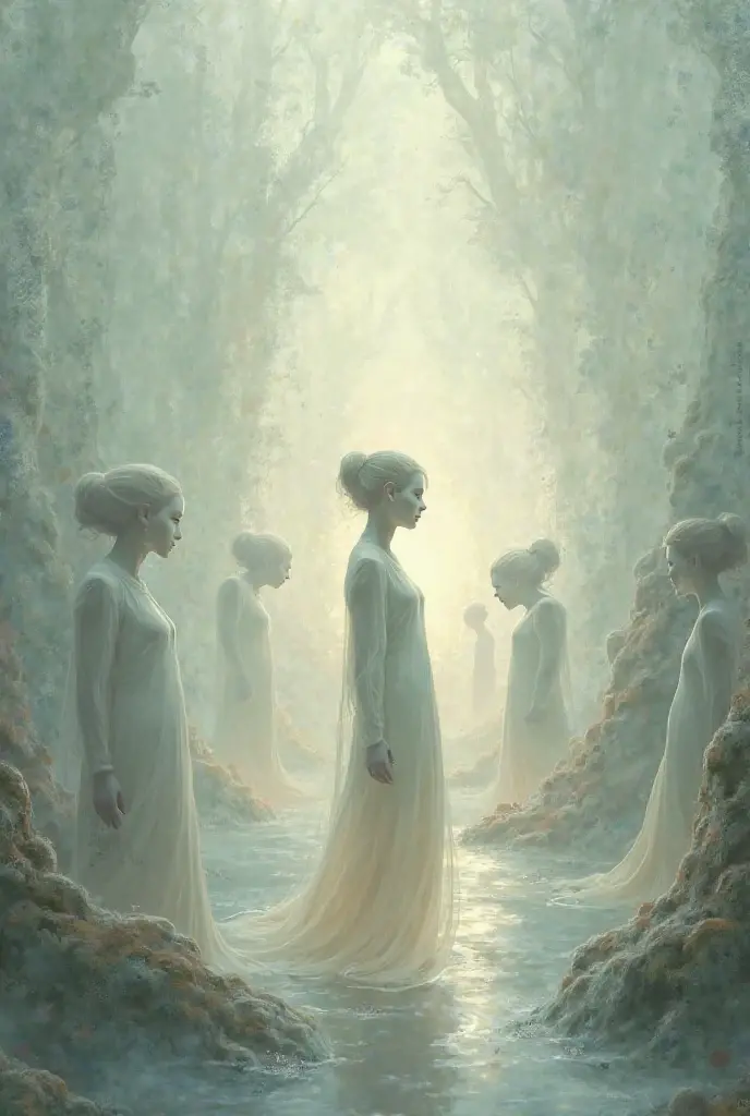 Without women, just represent it creatively. 