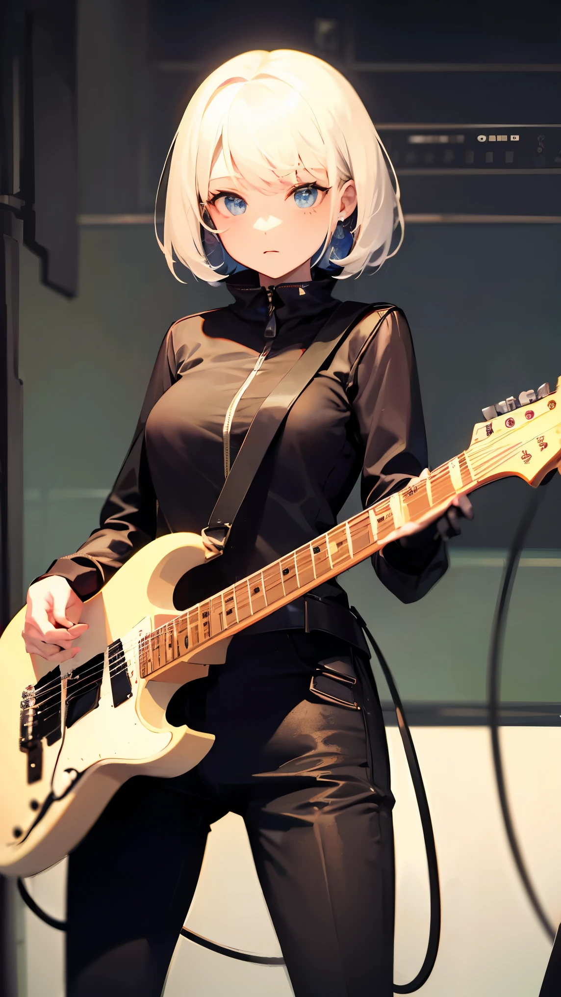 female guitarist