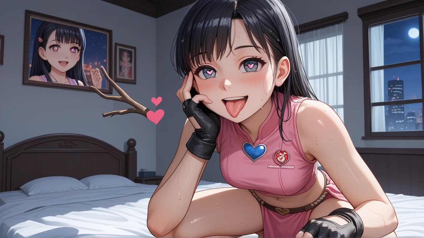 (masterpiece,Highest Resolution,4K High Resolution,Crisp image quality,Ultra HD,Detailed Hair(Realistic KID:1.2),Cat ear,Red Headgear,blush((Full of sperm))(Determined skin)(((Adult cock blowjob sex:1.5)))-