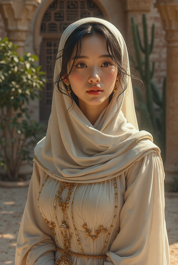What would nana komatsu look like if she was a muslim