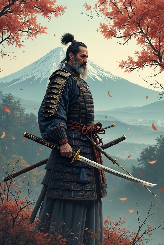 change the man to samurai master