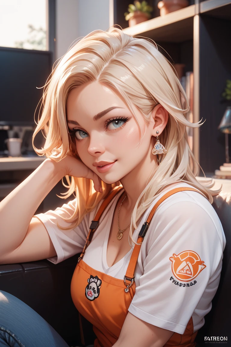 dog　One stroke　logo
