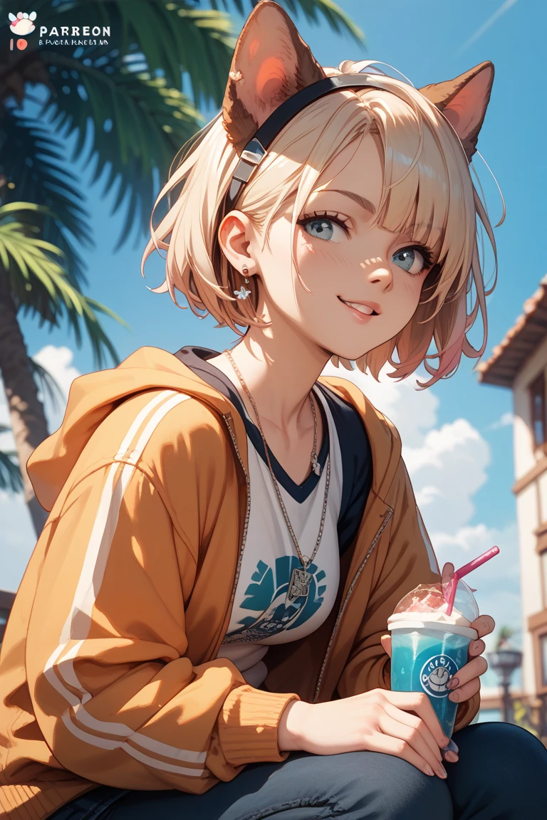 dog　One stroke　logo
