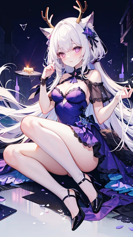 An illustration,masterpiece,girl,Bob Hair,Brown Hair,beautifuleye,Cleavage,Small breasts,(Sexy face),Cabaret Club,(VIP Room),hostess,Red backless dress,(Show me your back),(look back),Bare shoulders,((whole body:1.3)),((Black high heels:1.1)),茶色のeye,(small sparkly earrings),Close your mouth,{Depth of written border},(Particles of light:1.1).Photorealisticです、It is high resolution.、Gentle Light、1 Female、soloで、Hip Up、Glowing Skin、(A detailed face)、Hair with white waves、見る者を誘うeye、恋人eye線、inviting expression、Sexy smile、Perfection & Style、Perfect balance、Detailed skin、Naughty conflicts、I can see your chest、showing her:1.2、showing her:1.2、Horizontal feet、(At 32K、Live Shooting、Highest quality、workmanship:1.2)、(Spreading her legs wide、Spread your legs wide)、(Long twin tails)、Viewers are watching、前からeye線、Bullish、Erotic、Light blue bra、White skin、knees、(Beige pantyhose)、Absurd、Small Face、Bangs from center to center、The forehead is visible、(Embarrassed、skinny、)、workmanship、Highest quality、Ultra-high resolution、beautiful、beautiful、There is only one person、solo、Full Body、cute、Japanese women、Are standing、 (Photorealistic:1.37)、Photon interpretation、Realism、Young face、ブラウンeye、Black socks、(Red bow tie)、Radio City、Physical-based manners are cute、Maebo、Depth of written boundary、Body、Beautiful feet、Beautiful long legs、Slim legs、Tie your hair in one strand on your chest、(I can see the bangs)、lips、Blue_eye、Nose Soft、 (Shui Color)Shirt)、(Navy, blue and white checkered pleated skirt)、kneesが見える、Peaches、Black cotton socks、Nogizaka Idol、actress、Japanese Idols、Slender girl、whole body写真、Super Definition、Black short socks、White Lace Socks Short、At 32K, (((Wonderful))), (((Highest quality))), ((Ultra-detailed)), (((((Big yellow ribbon in hair)))))、((( Headband))))、(((Cat ear)))、((((( Knee-high socks)))))、((((kneesを曲げる))))、((((Open Leg)))))、 (((Maid uniform)))、((((Thin chest))))、(((whole body像)))、(((He wears black platform short boots )))、(((( 1人のgirl))))、(((((Thin chest)))))、((Delicate and beautiful))、((((20歳のgirl))))、(((A smile is a lovely expression))))、 ((((Ruffled uniforms))))、((((White blouse))))、(((Very thin eyebrows)))、((((Ash Brown Twin Tails Hair)) ))、beautifulbeautifuleye、Long eyelashes、(((((Serving)))))、(((Pink clothes)))、(((Red ribbon tie))))、((Light blue small lace panties)) 、(((2 elongated legs)))、(((((Less exposed skin)))))、(((clear)))、((((Sit on the sofa))))、 (((((Slender waist))))、(((Very small hips)))、(((Pleated skirt with grey tan check))))、(((()))))、上eye、、Studio Light、((((Landmine makeup)))