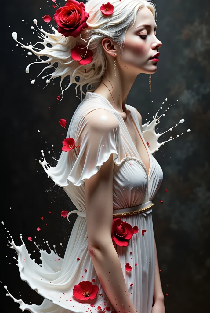 (masterpiece, top quality, best quality, official art, beautiful and aesthetic:1.2), photorealistic, ultra highres, UHD, NSFW,
(1girl:1.1), stars in the eyes, (pure girl:1.1), (full body:0.6), there are many scattered luminous petals, red and blue tones, contour deepening, white_background, cinematic angle, <lora:smoke_20231011231151-000007:0.6>,
