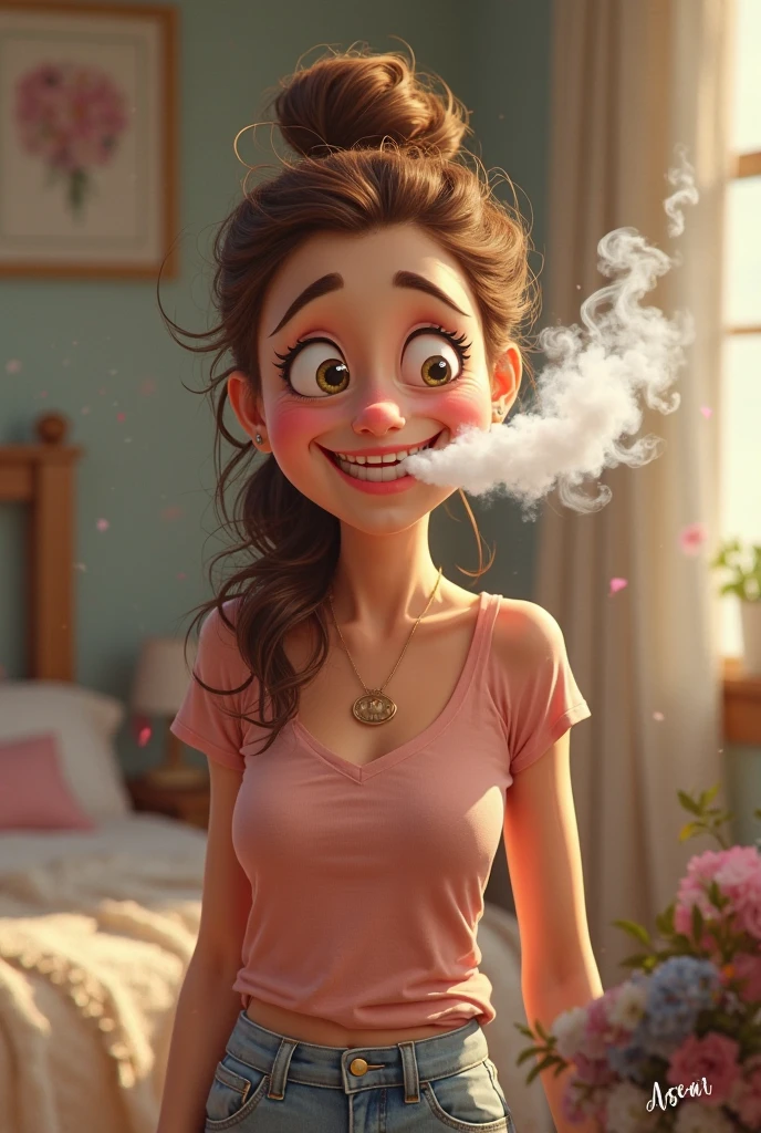 woman fart