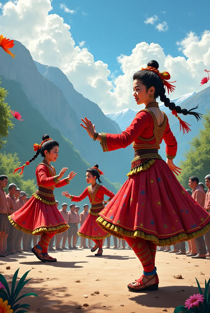 Dansing of Tamang song