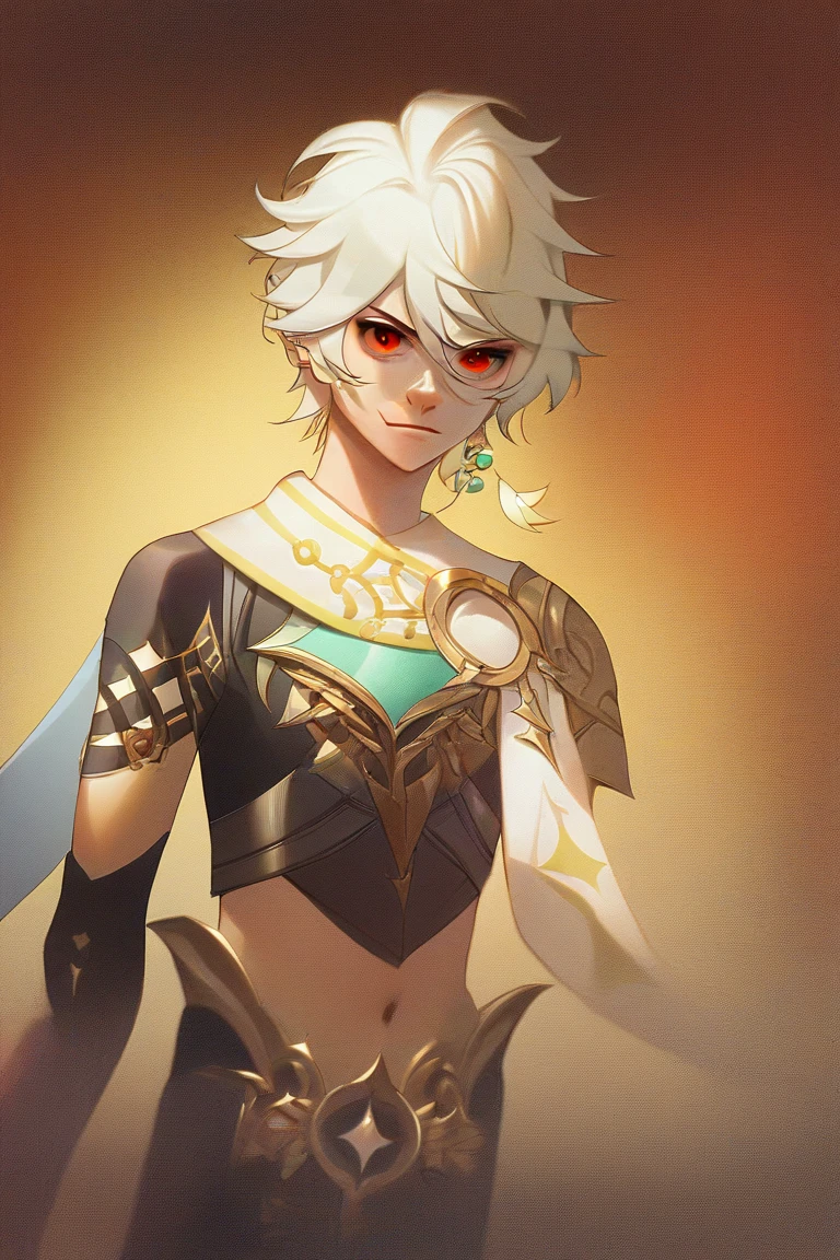 1 man, white hair, demon, muscular, mushroom hat, cat boy, golden eyes, Cinematic Lighting, ethereal light, intricate details, masterpiece, best quality, HDR, clear eyes, femboy, seductive, sultry, UwU, piercings, portrait, 3-d render, octane,