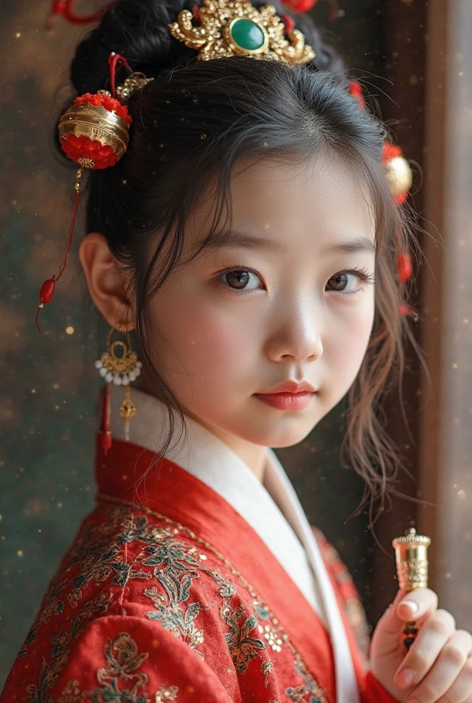 {high quality}, Octane Rendering, Ultra HD, Depth of Field, epic, Movie, ancient China, 1 Girl, Cute face, Solitary, Flying Fish,