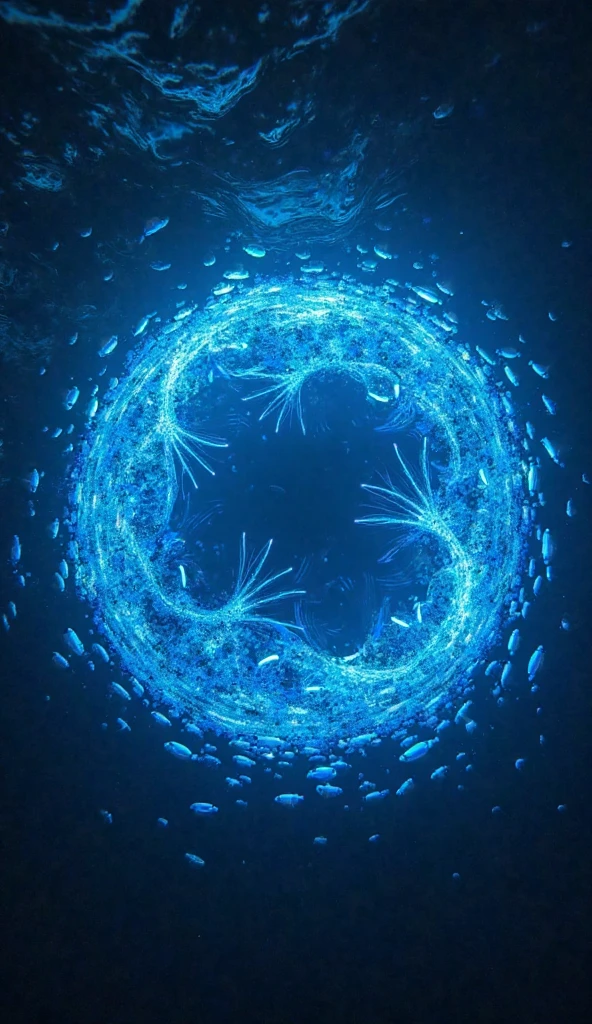 Bioluminescent ocean