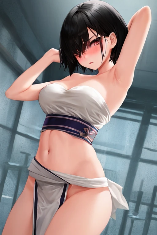 masterpiece, highest quality, (maximum resolution: 1.2), (Ultra HDTV: 1.2), cinematic light, Ultra HDTV, (detailed eyes and skin), (detailed facial features), Highly detailed face and skin texture, nffsw, 8K resolution, sharp focus: 1.2, perfect body, Anatomically correct, photo of beautiful Japanese woman, 25 years old lady, medium breasts, beautiful hip, delicate, thin thighs, angle from back and below, Pose that emphasizes the buttocks, windy, standing on stairs, blue pleated skirt, tight white shirts, JK costume, smile, pink underwear,