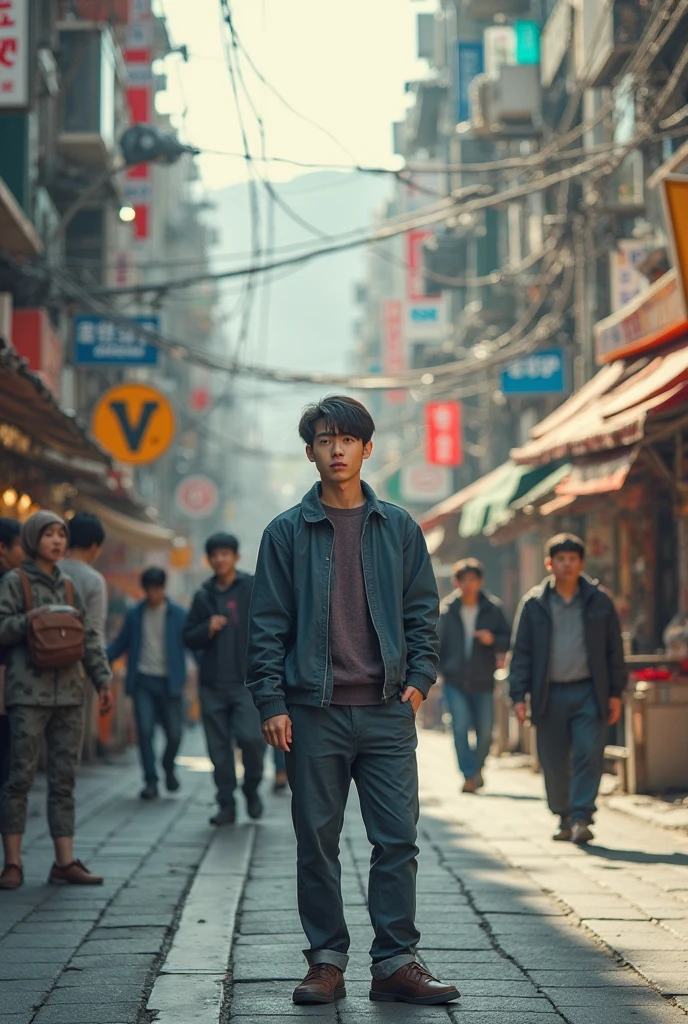 Really, no matter how much you look at it, it's on the street 
7 out of 10 people 
Picture a Korean man in his 20s who looks like me