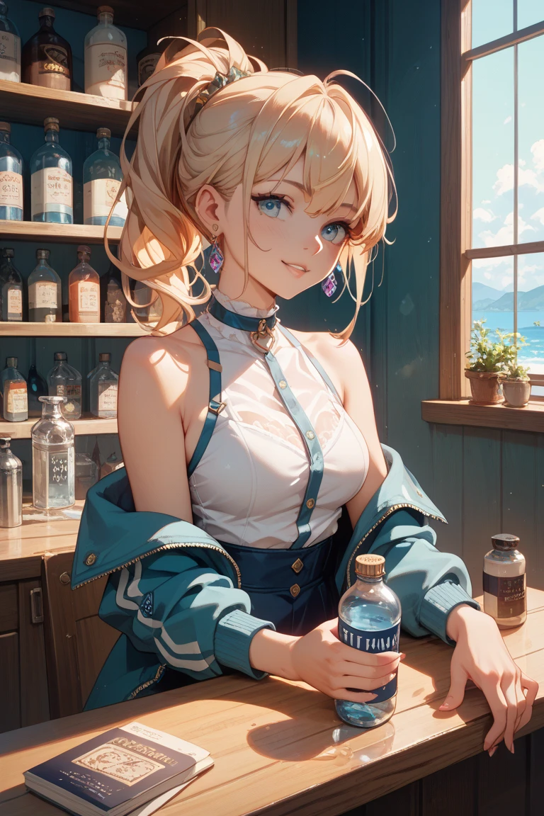 (masutepiece:1.3), High resolution, ultra-detailliert, the Extremely Detailed CG Unity 8K Wallpapers, Realistic, Photorealsitic, Raw photo, beautifull detailed face, pale skin, realistic glistening skin, Detailed Cloth Texture, detailed hair texture, Perfect body, Beautiful face, acurate, Anatomically correct, Highly detailed face and skin texture, Natural neck length, (Beautiful hands), (Fair skin:1.2), Sweaty skin:1.2, thin legs, Thin feet, Sexy thighs,
BREAK,
Detailed eyes, symmetrical eye, Light brown eyes, Double eyelids, Thin eyebrows, (Glossy lips:1.4), ((Pretty smile:1.2)), (blush:1.2),
BREAK,
(a very pretty girl:1.3), (Wearing a neon colored micro bikini:1.2), (Wearing a long-knit cardigan:1.2),
(Large breasts, cleavage:1.1), (firm breasts, nice shaped breasts, Slender figure:1.2), Firm abs,
(Dark blonde hair, Wavy Hair, Medium Long Hair:1.2), ((asymmetrical bangs:1.2)), (upperbody shot:1.2), (Looking at Viewer:1.2),Angle from above、POV,
BREAK,
((Woman Inviting Man:1.2)), (Super erotic night room:1.2),
BREAK,
((Blue Neon Light:1.3)),the pose、doorway,A MILF