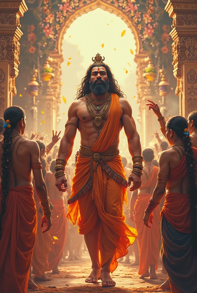 (Bhagawan shree ram lanka ko jarahe hai