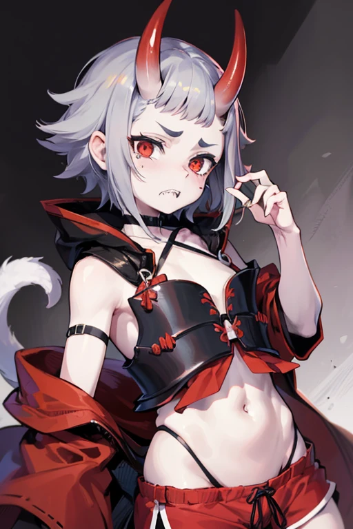 Shaman, red eyes, short black hair, pointy ears, large chest, menacing look, hands up, crouching,
Sattire, thighhighs, midriff, bandeau, gloves, claws, fur trim, loincloth,animal skull, chest straps,
in a swamp,
(insanely detailed, beautiful detailed face, masterpiece, best quality) ,lie on her back, heart mark in eyes