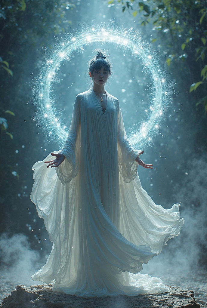 With a character called Jagyeong Kang Baek as a rotating magic figure