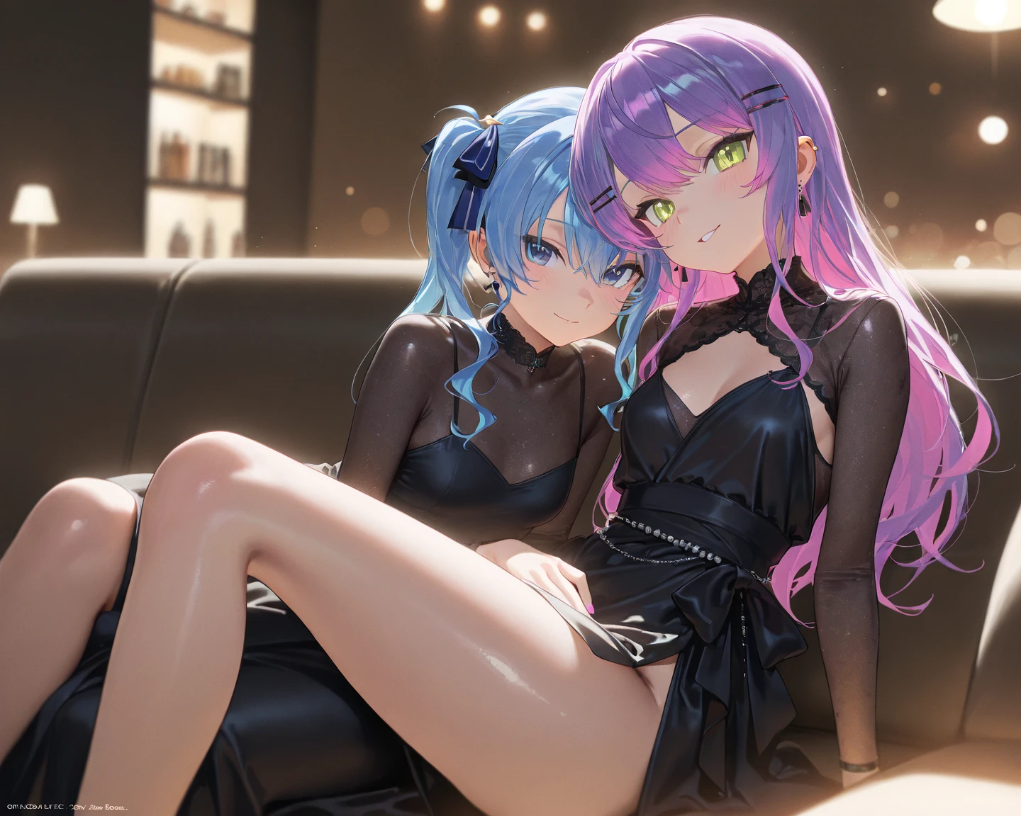 anime girl with purple hair and black dress holding a purple flower, anime style 4 k, anime moe artstyle, anime style. 8k, high quality anime artstyle, anime artstyle, anime stylized, anime styled 3d, stylized anime, anime style portrait, (anime girl), anime styled digital art, anime style digital art, anime digital art