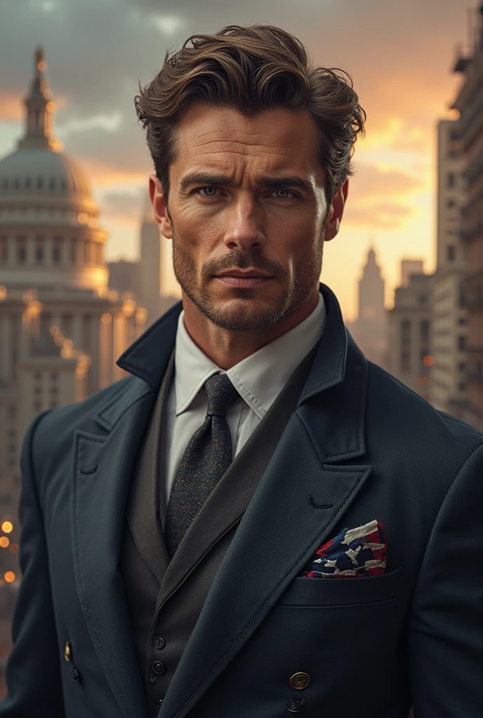 He has to be handsome, you're an American.