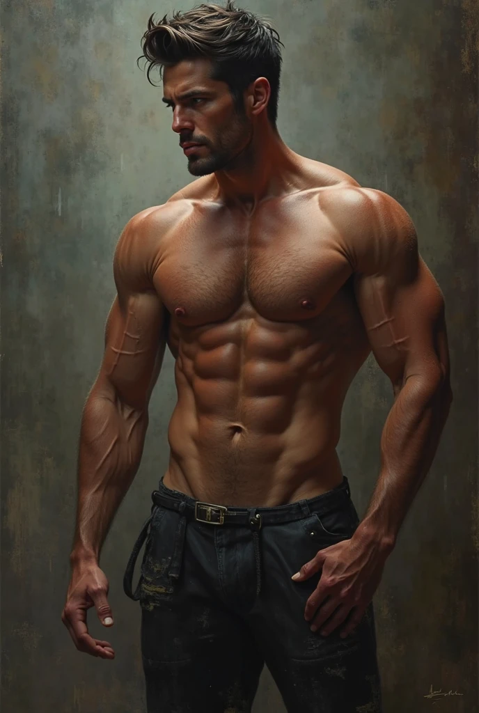 Hot man showing his dick