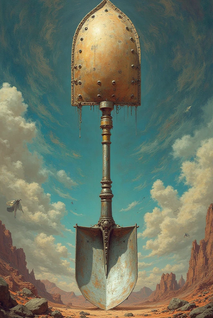 High detail painting in the style of (b3ks1nsk1:1.1) <lora:Beksinski2:0.5> (tank:1.3),
(fog, structure, ominous, brown, sky, tombstones, tissue, decaying, backlit, bright, cracked, mysterious figure, crucifix, towering, silhouette, cliffs, orb, pillars, glowing, floating, massive, pathway, walls, gateway, portal, fossils, clamoring, cloak, hooded, monolith, moon:0.6),
8k high definition, highest quality, masterpiece, best quality, 8k, HDR, ultra-detailed, amazing, intricate,
(haze, bones, smoke, corpse, creature:0.8)