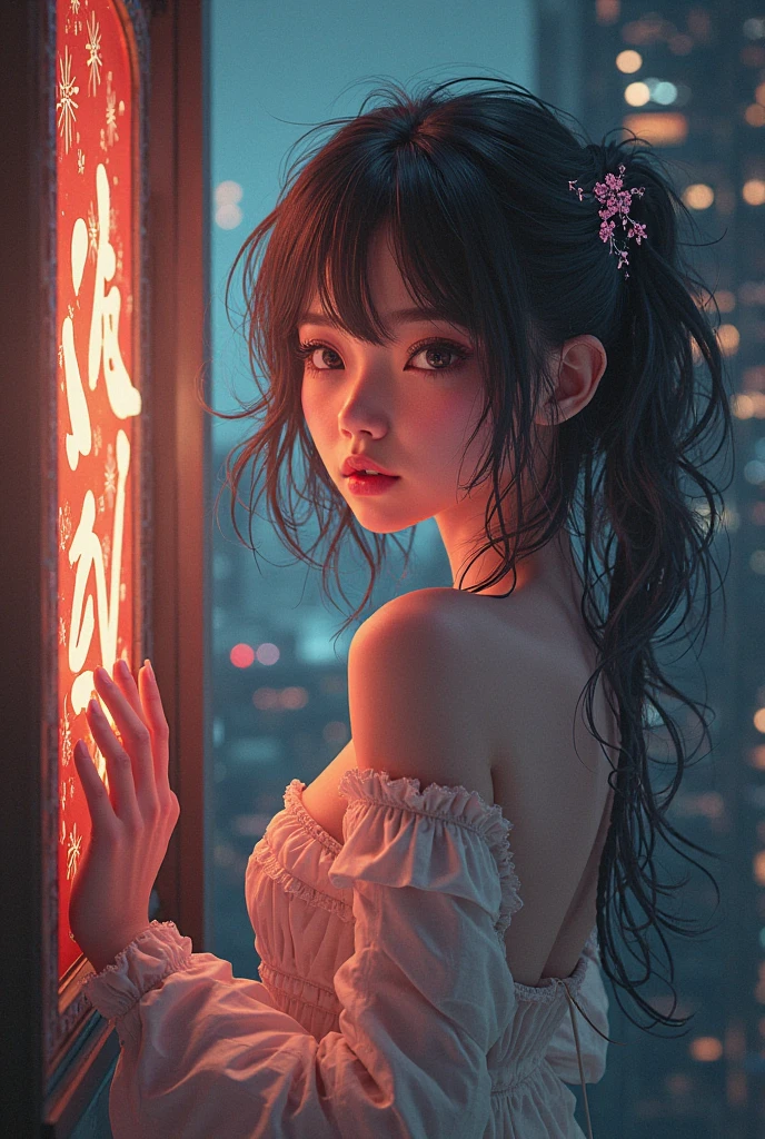 realistic anime style