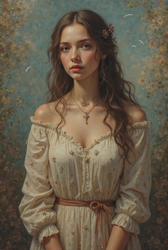 Her father is as beautiful as the taste of this generation and the background is not heavenly