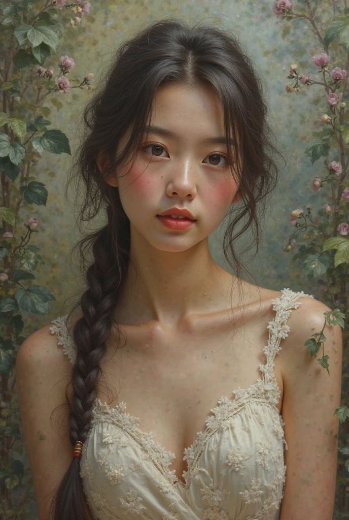 Her father is as beautiful as the taste of this generation and the background is not heavenly