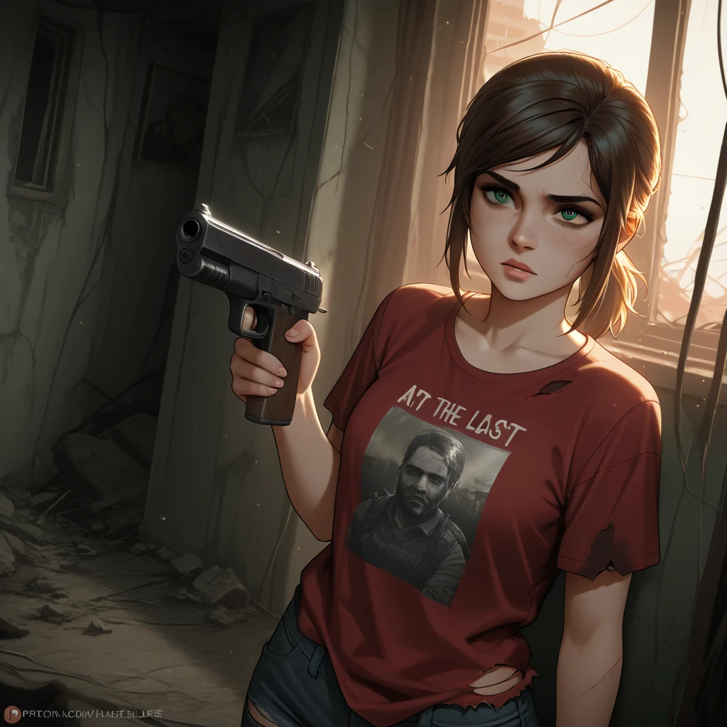 Close-up of a woman holding an axe in her hand with a terrified expression, clean from a horror movie scene, With an ax, Horror illustration, laura palmer, From horror films, From the Twin Peaks scene, Inspired by Ruth Deckard, Evil Woman, With an ax, ( Art Fitzpatrick ), Horror Movie Slasher, From the Twin Peaks scene, From Hotline Miami, evil dead